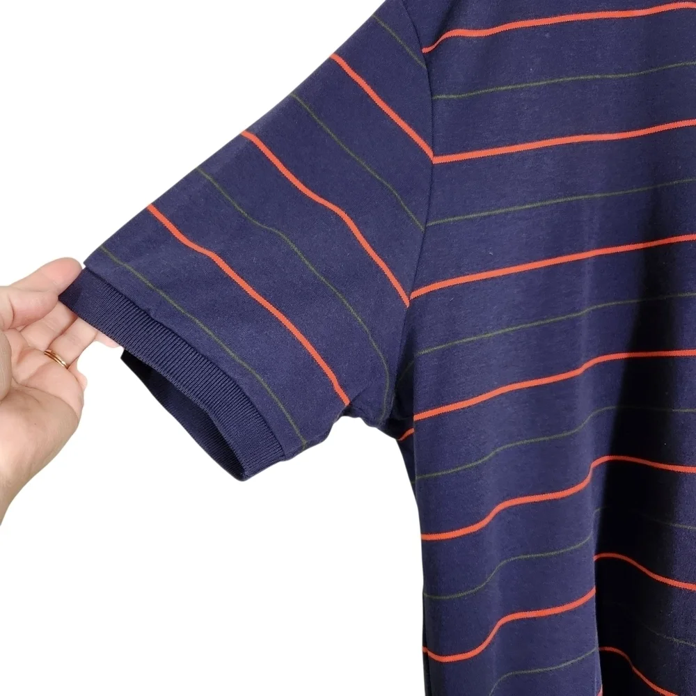 Polo by Ralph Lauren Men's Navy Blue Striped Shirt, Sz XXL